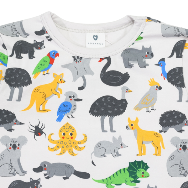 Australian Animal Tee - Grey