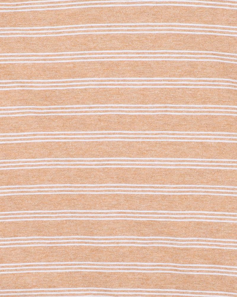 Finley Polo - Rust Marl Stripe