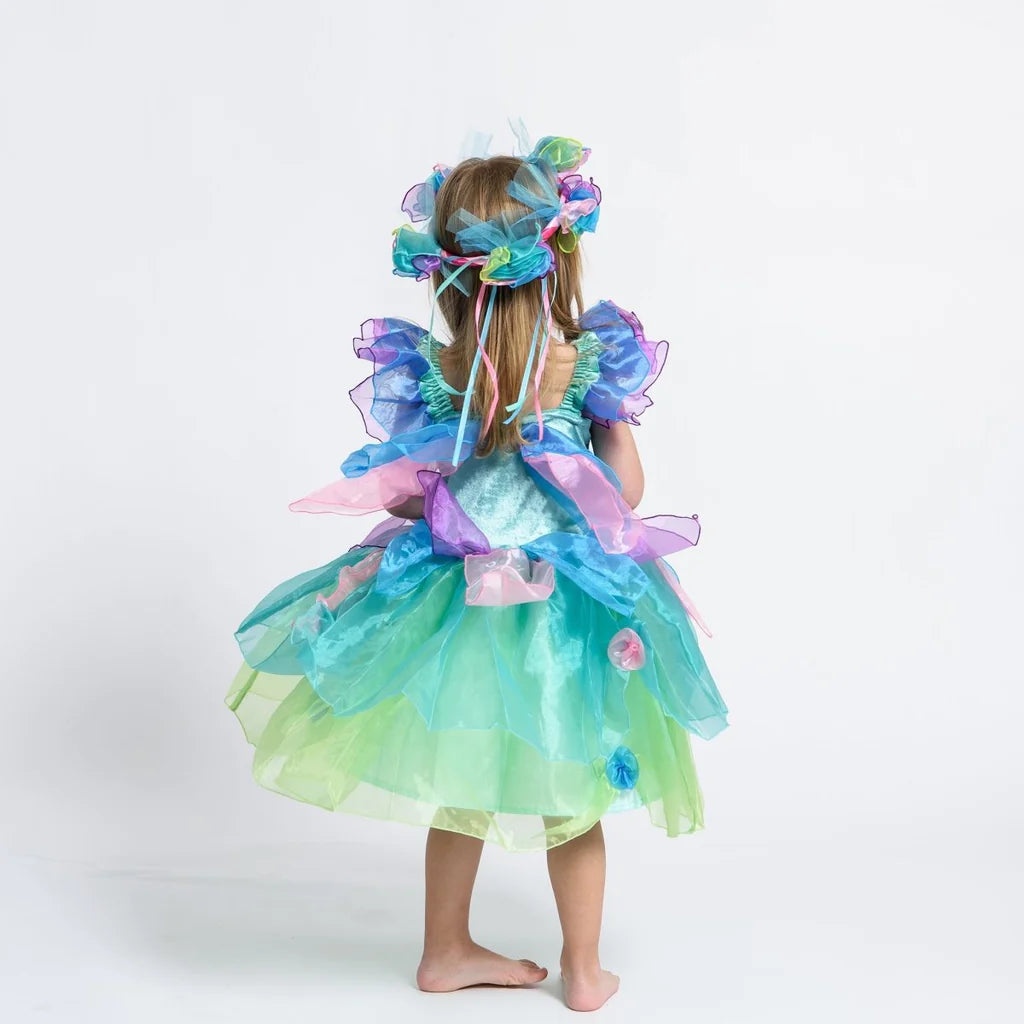 Paris Daisy Fairy Dress -Tourquoise