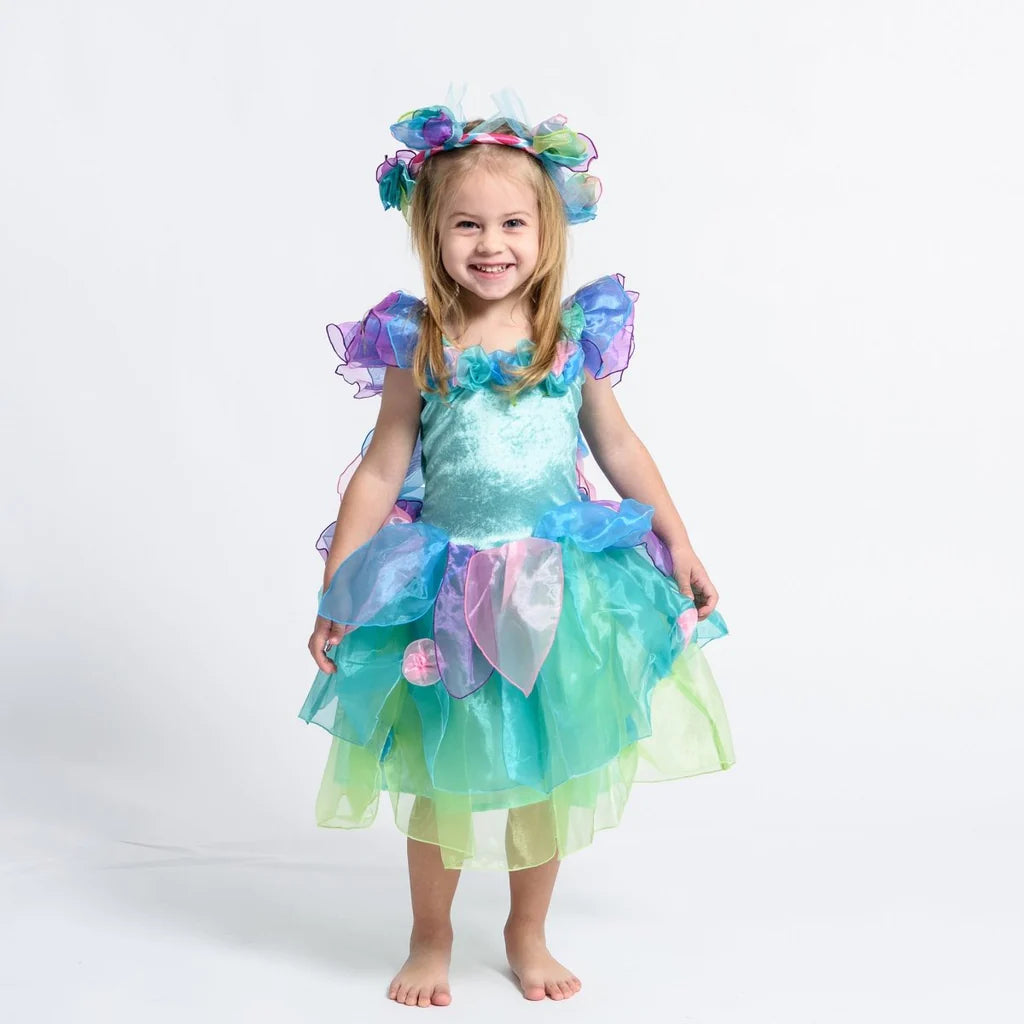 Paris Daisy Fairy Dress -Tourquoise