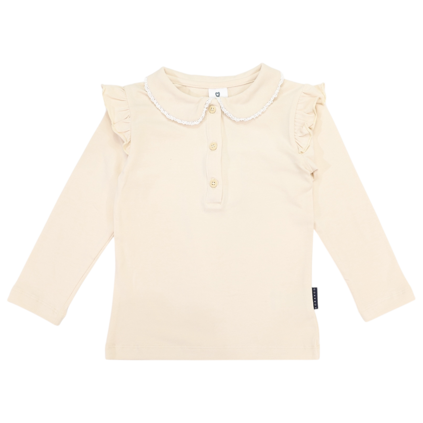 Collared Tee - Beige