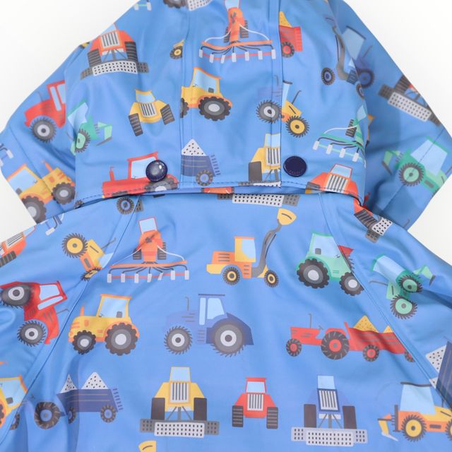 Raincoat Farm Machine - Blue