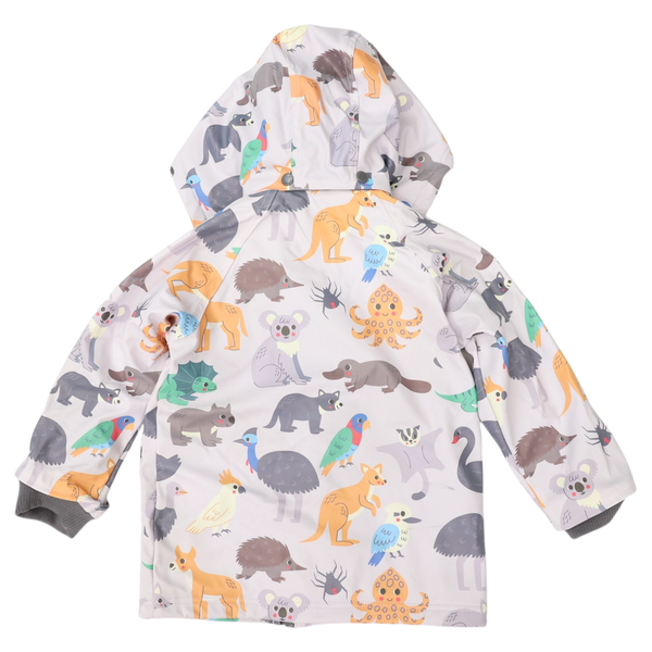 Australian Animal Raincoat - Grey