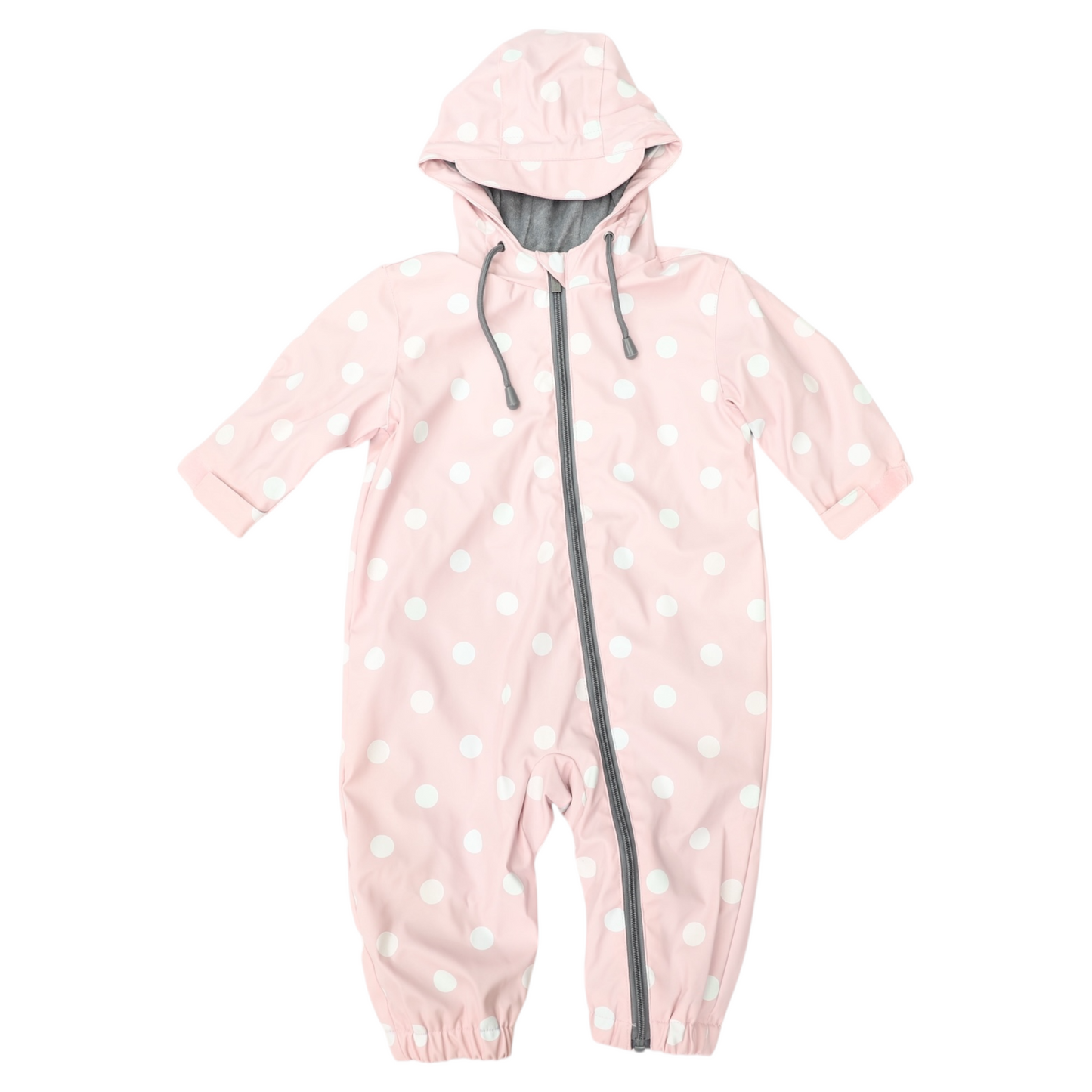 Polkadot Colour Change Rain Suit - Pink