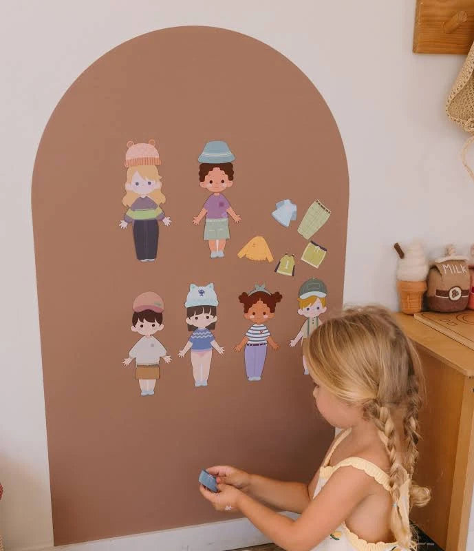 Magnetic Playwall™ | Magnetic Wall Decal For Kids & Playrooms - Checkered