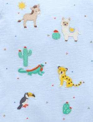 Short Growsuit - Animal Fiesta