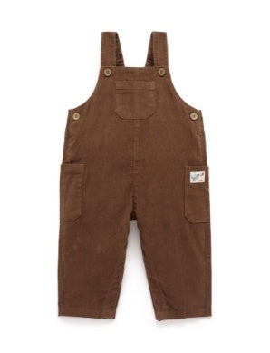 Corduroy Overalls - Oak