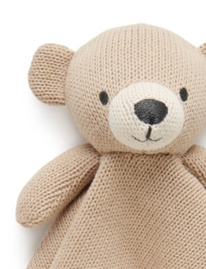 Knitted Bear Comforter
