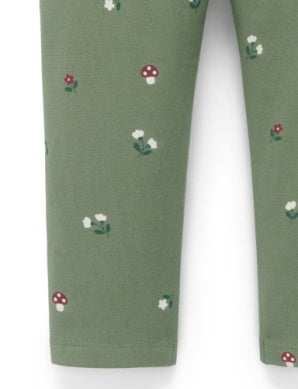 Thick Leggings w Pockets - Glade Print