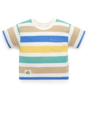Striped Relaxed Tee - Mexican Stripe