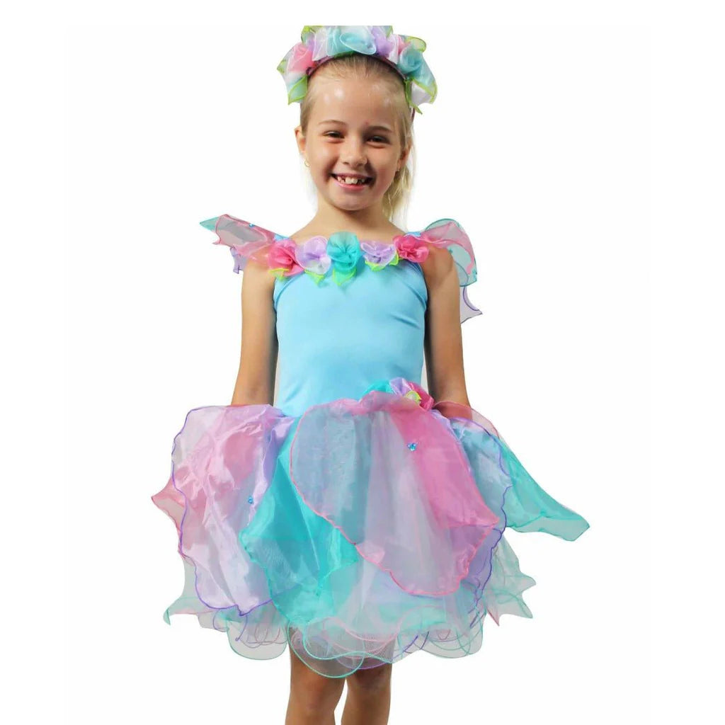 Wish Fairy Dress with Wand - Blue