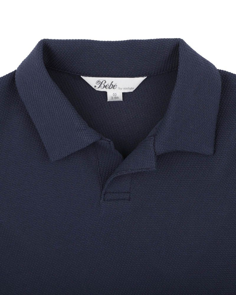Evan S/S Polo - Indigo