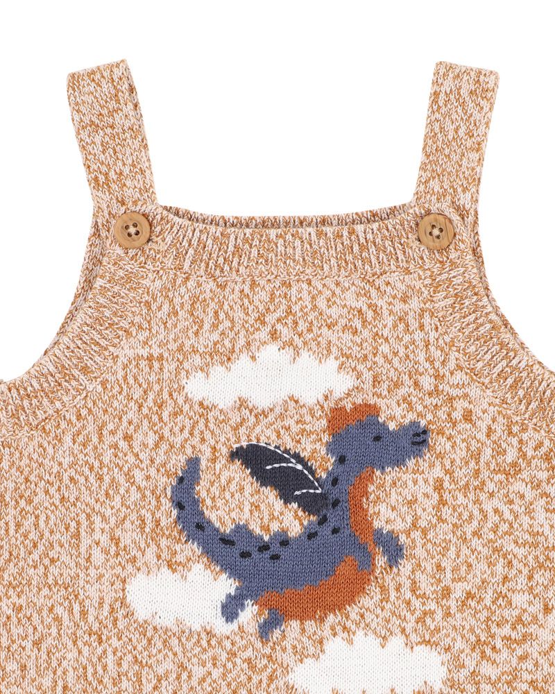 Nino Knitted Bodysuit - Nutmeg Multi