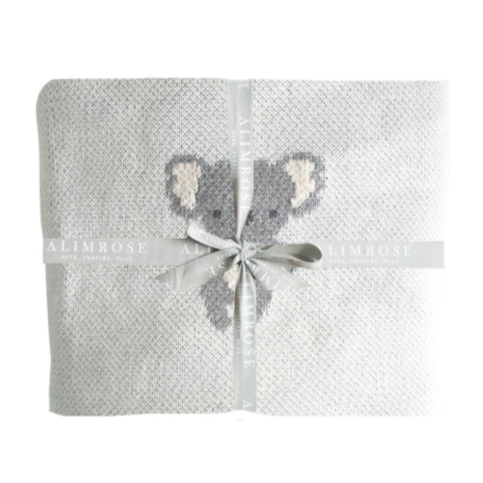 Koala Organic Cotton Baby Blanket - Ivory
