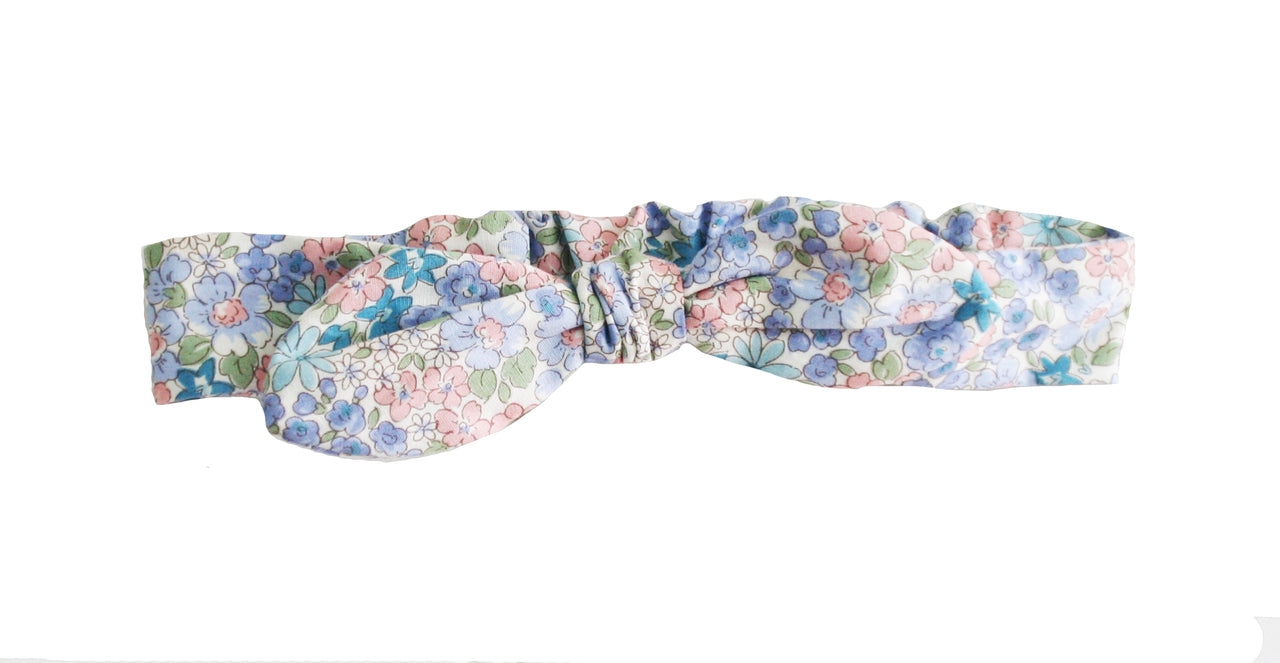 Bow Headband - Liberty Blue