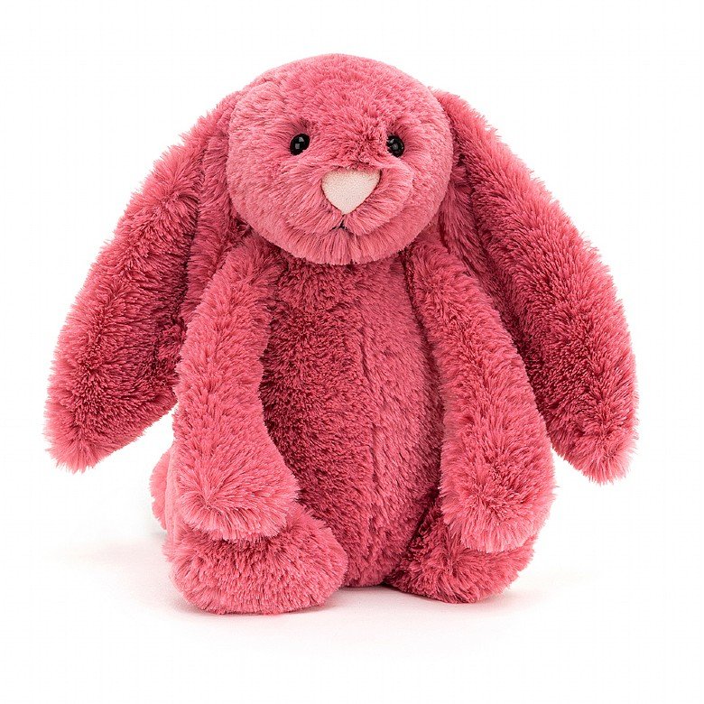 Bashful Cerise Bunny - Medium
