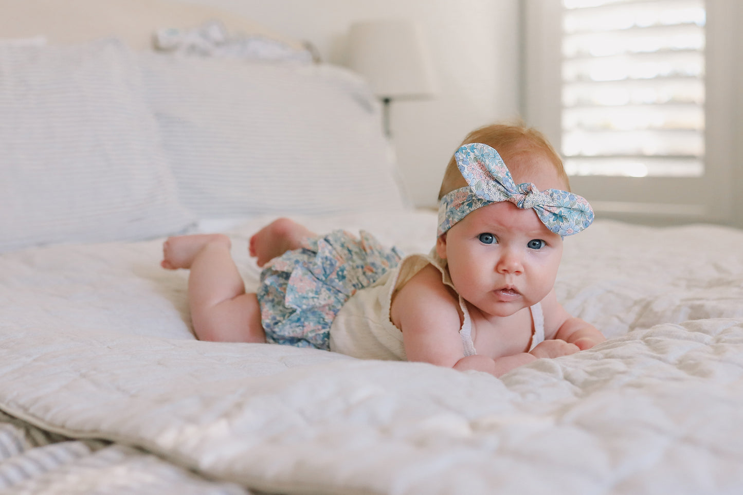 Ruffle Bloomers - Liberty Blue