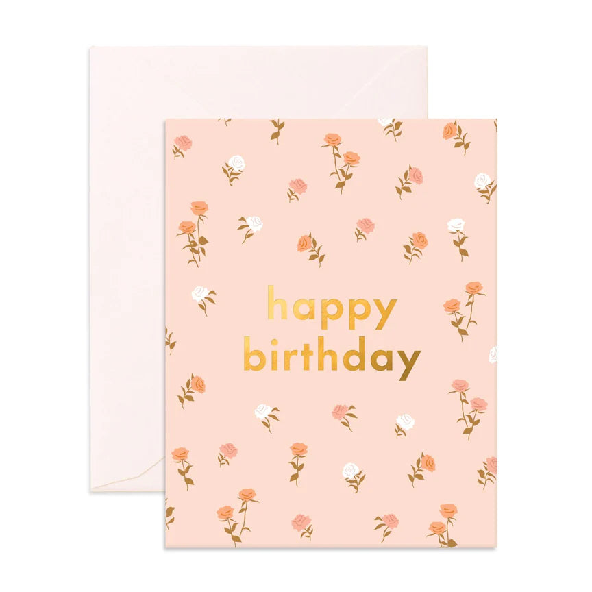 Card - Birthday Roses