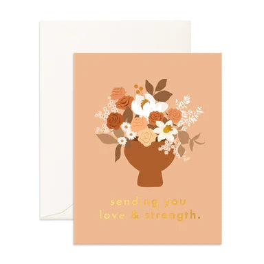 Card - Sending Love Strength Bouquet
