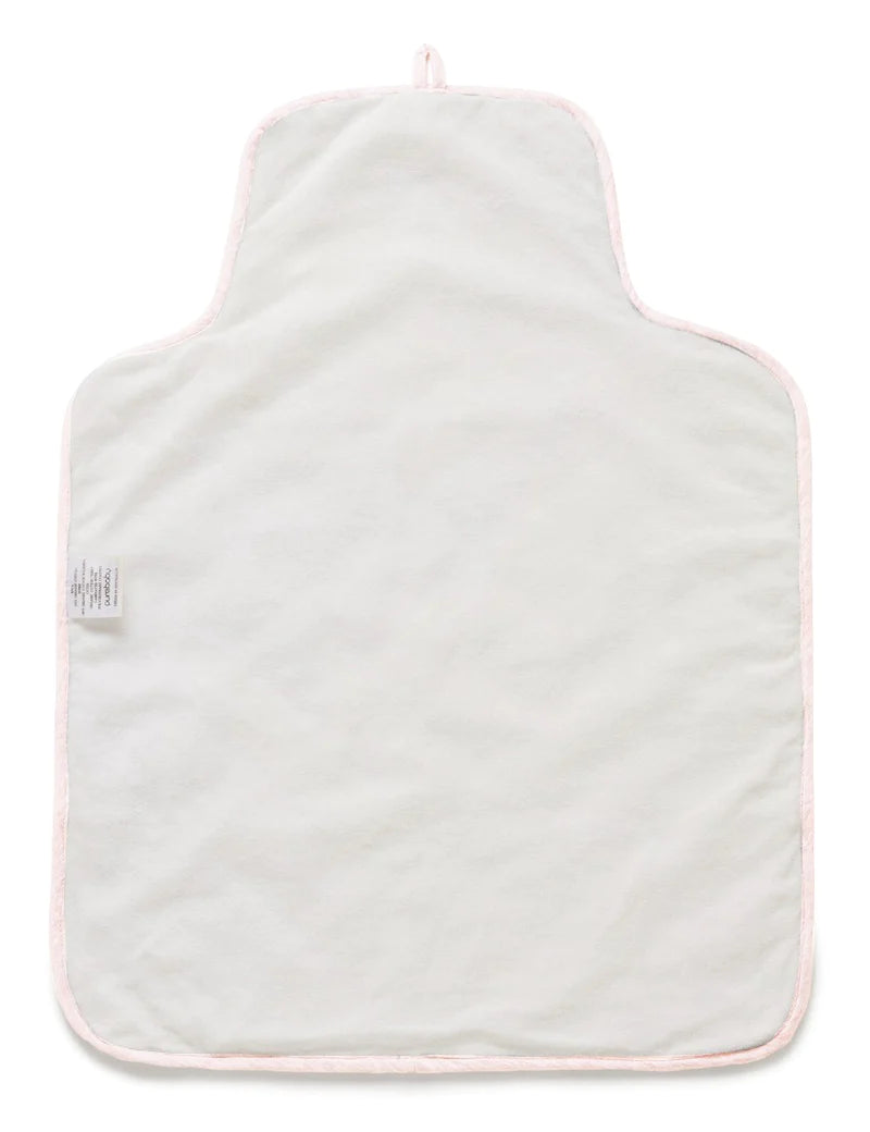 Purebaby Quilted Change Mat - Soft Pink Melange