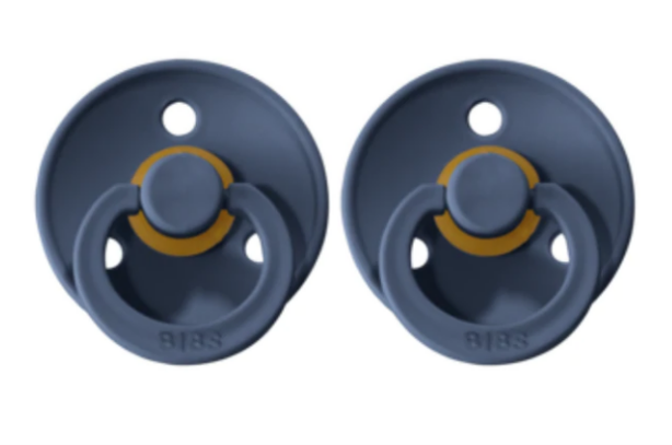 BIBS Dummies Size 2 - Steel 2pk