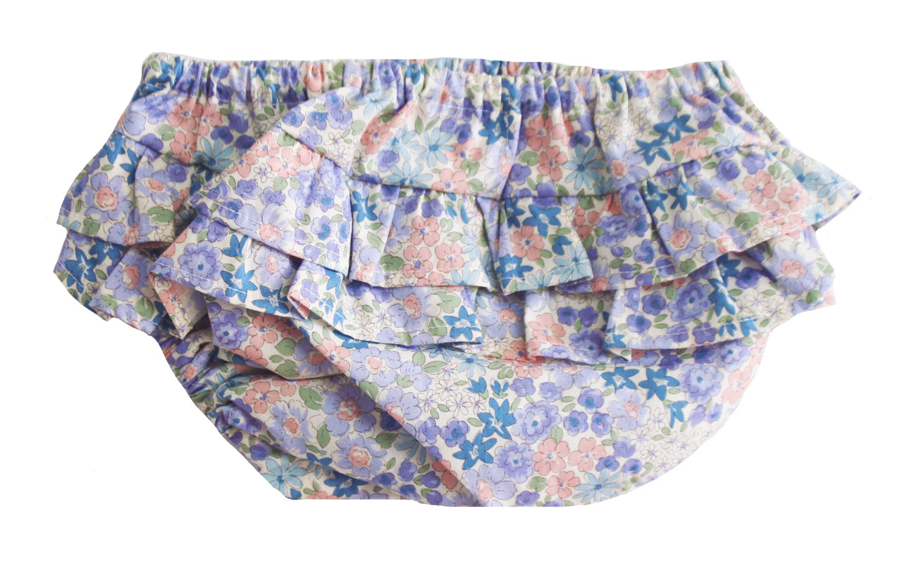 Ruffle Bloomers - Liberty Blue