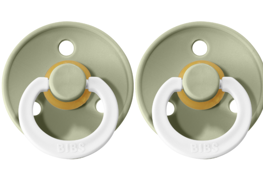 BIBS Night Glow Dummies Size 2 - Sage 2pk