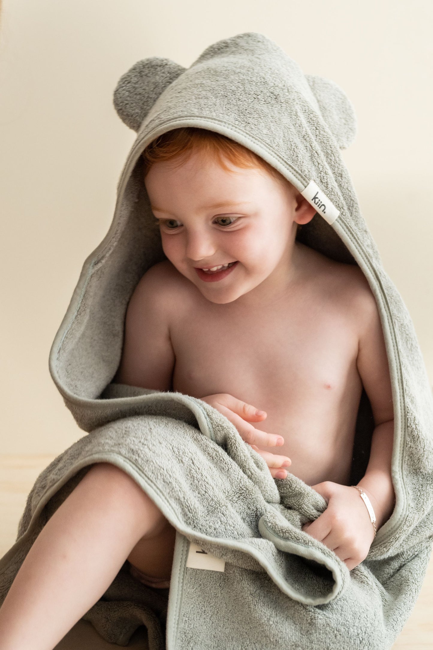 Hooded Towel - Sage
