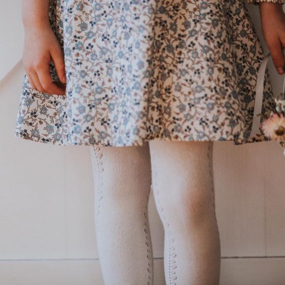 Bebe - Open Work Tights - Ivory