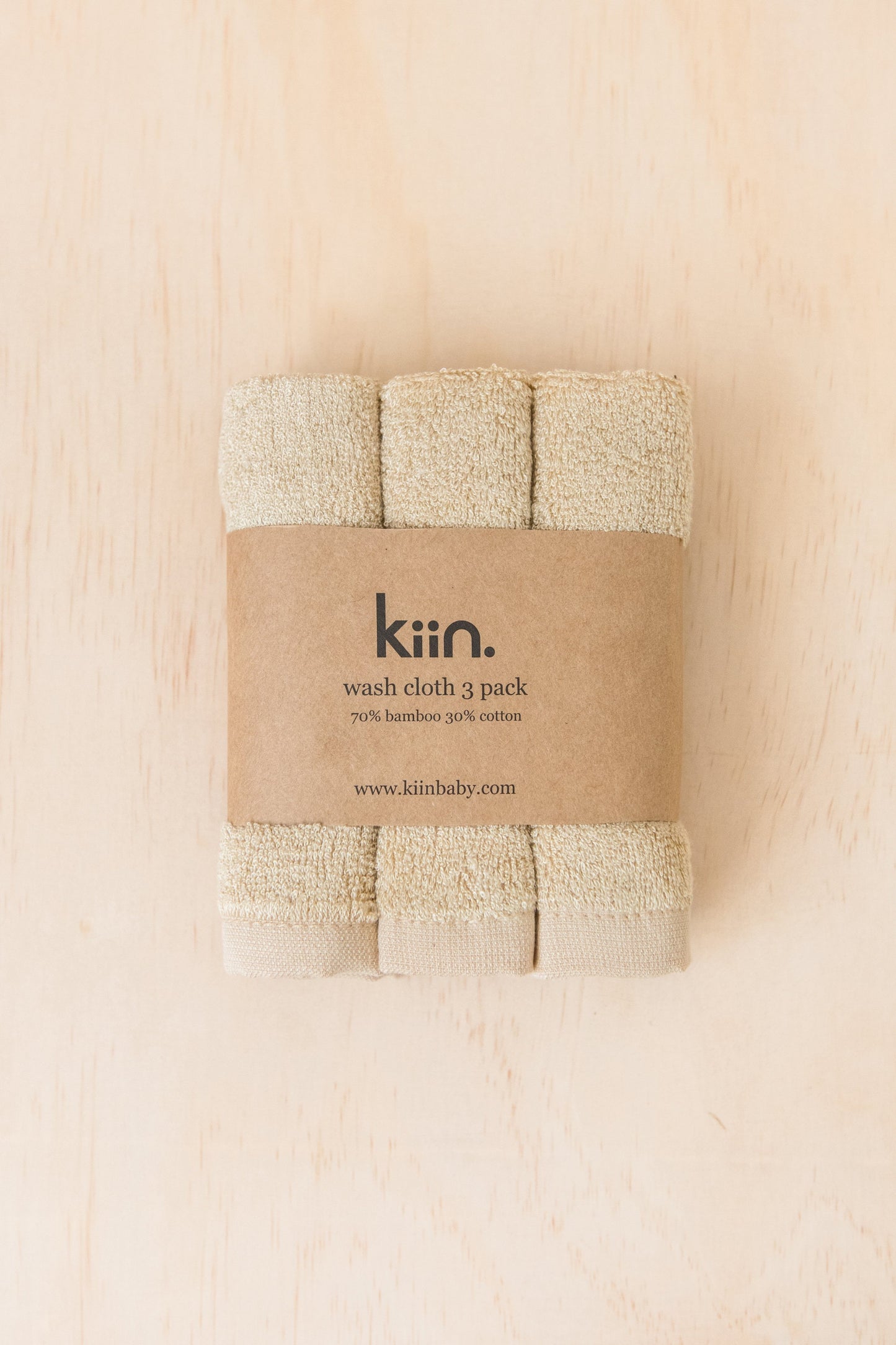 Wash Cloth 3pk - Oat