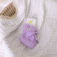 Knitted Baby Booties - Lilac 0-6M