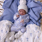 Knitted Baby Booties - White 0-6M