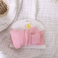 Oversized Knit Top Knot - Cotton Candy