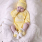 Baby Knit Beanie - Buttercream 0-6M