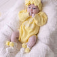 "Little Honey" Knit Romper - Buttercream (NB)