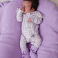 Frilly Knit Blanket - Lilac