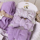 Lilac Waffle Zipsuit