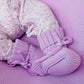Frilly Knit Blanket - Lilac