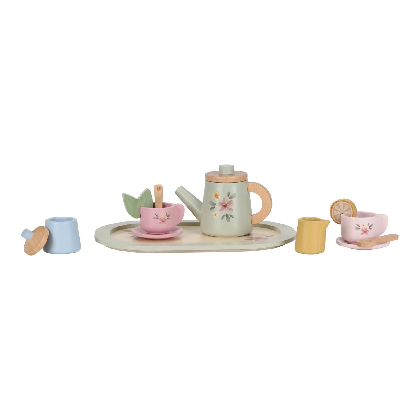 Little Dutch Wooden Tea Set - Multicolour