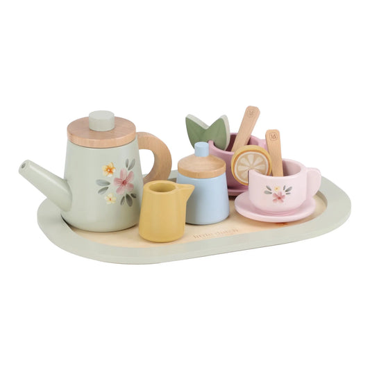 Little Dutch Wooden Tea Set - Multicolour