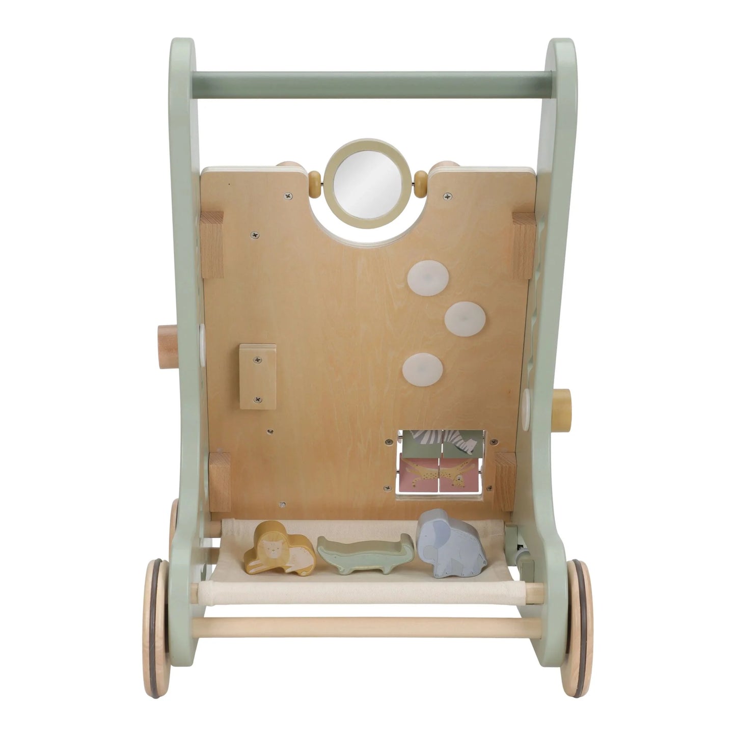 Little Dutch Safari Wooden Baby Activity Walker