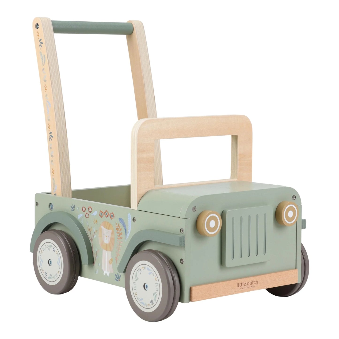 Little Dutch Safari Wooden Safari Car Walker