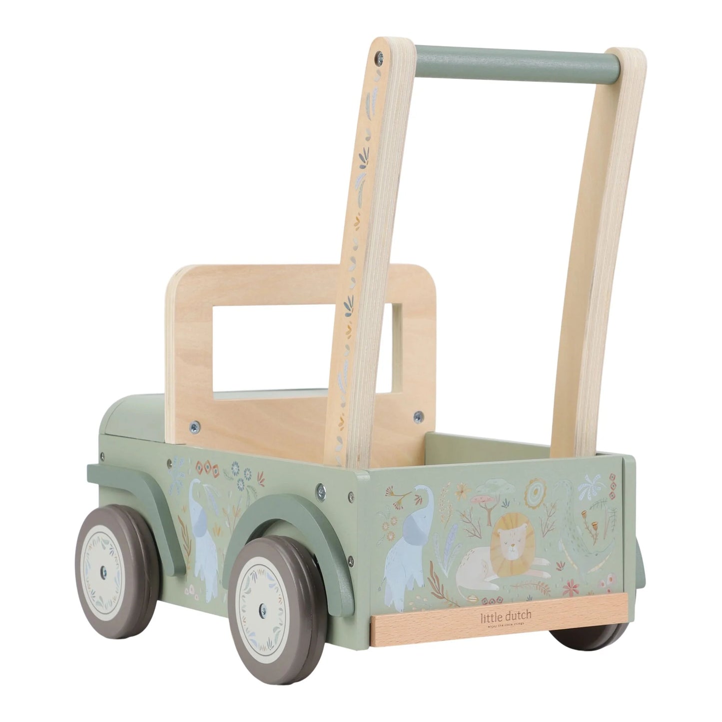 Little Dutch Safari Wooden Safari Car Walker