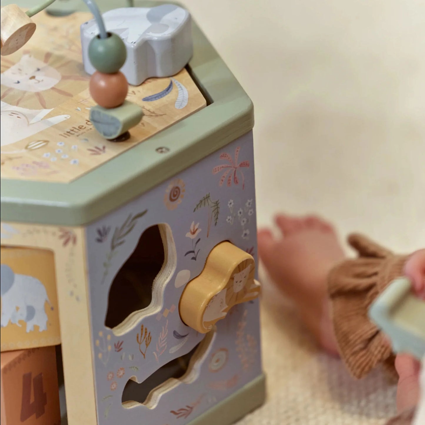 Little Dutch Safari Wooden Activity Hexagon