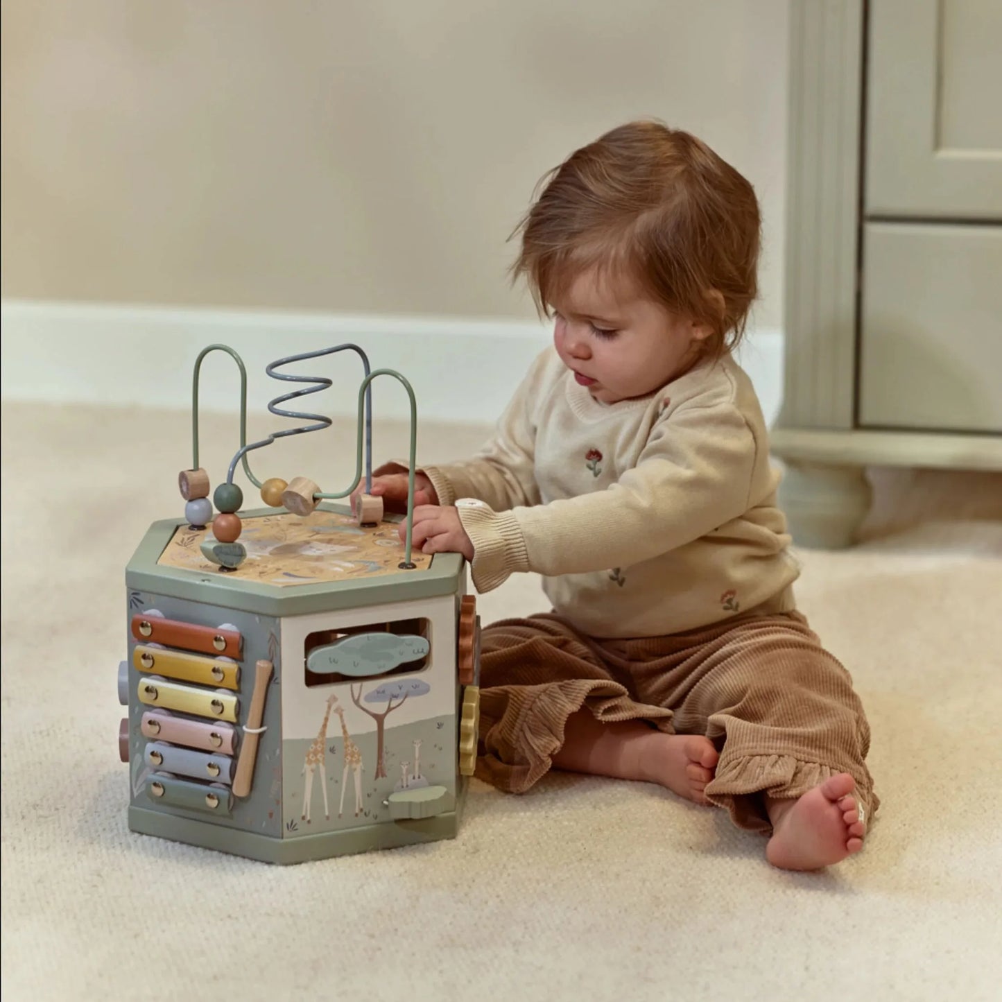 Little Dutch Safari Wooden Activity Hexagon