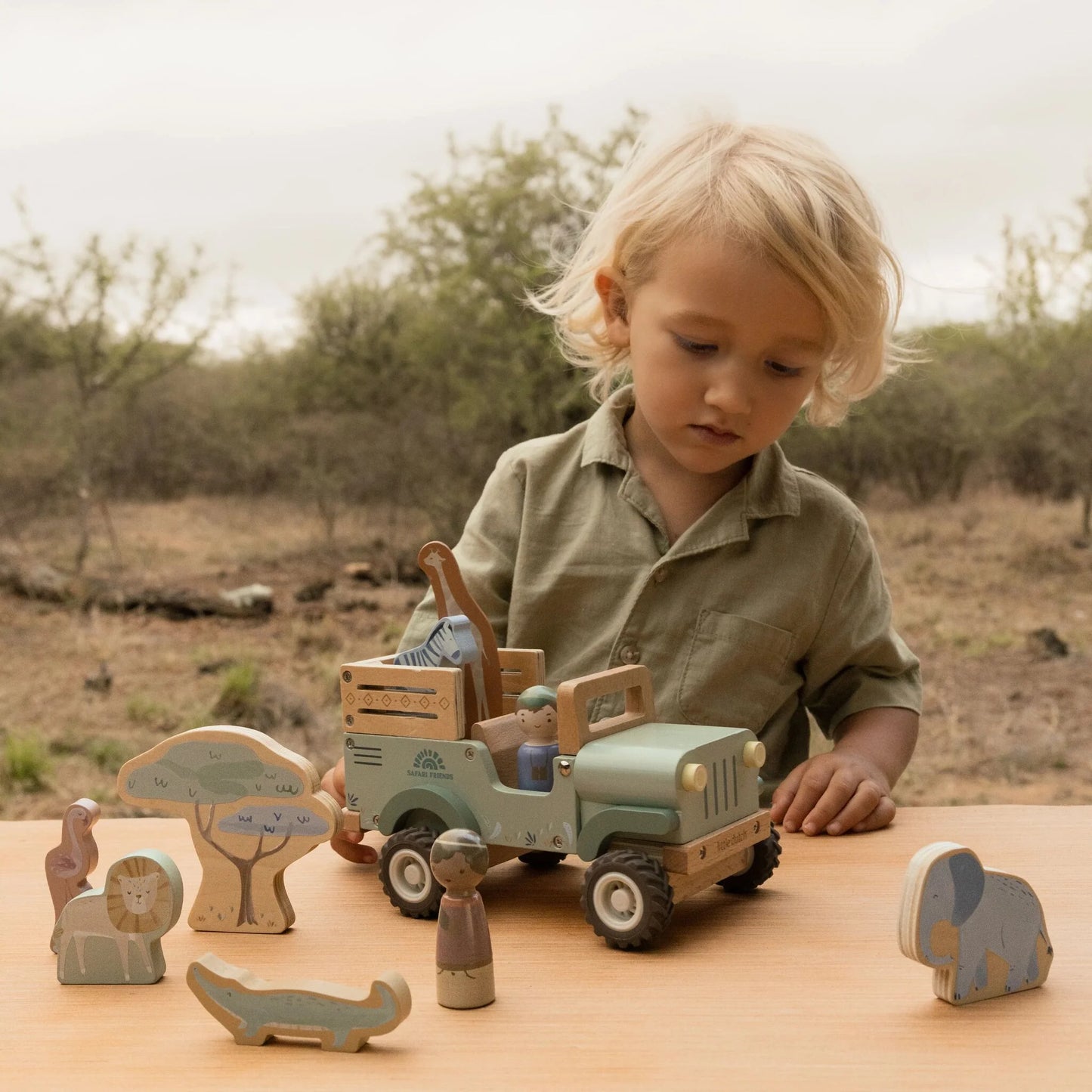 Little Dutch Safari Car with Animals