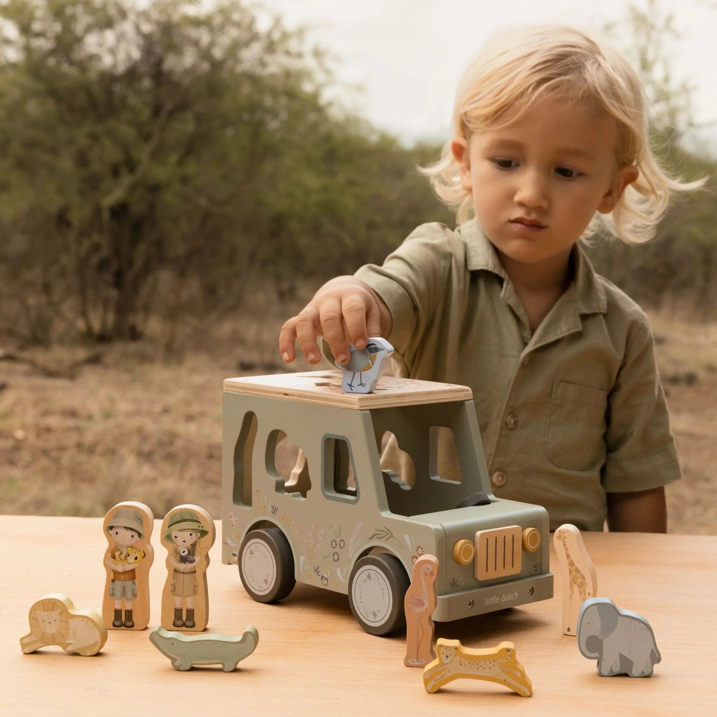 Little Dutch Shape Sorter Safari Car