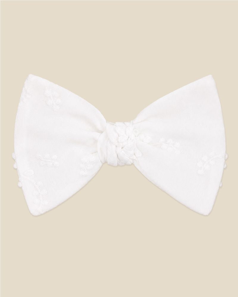 3D Floral Emb Headband - Ivory