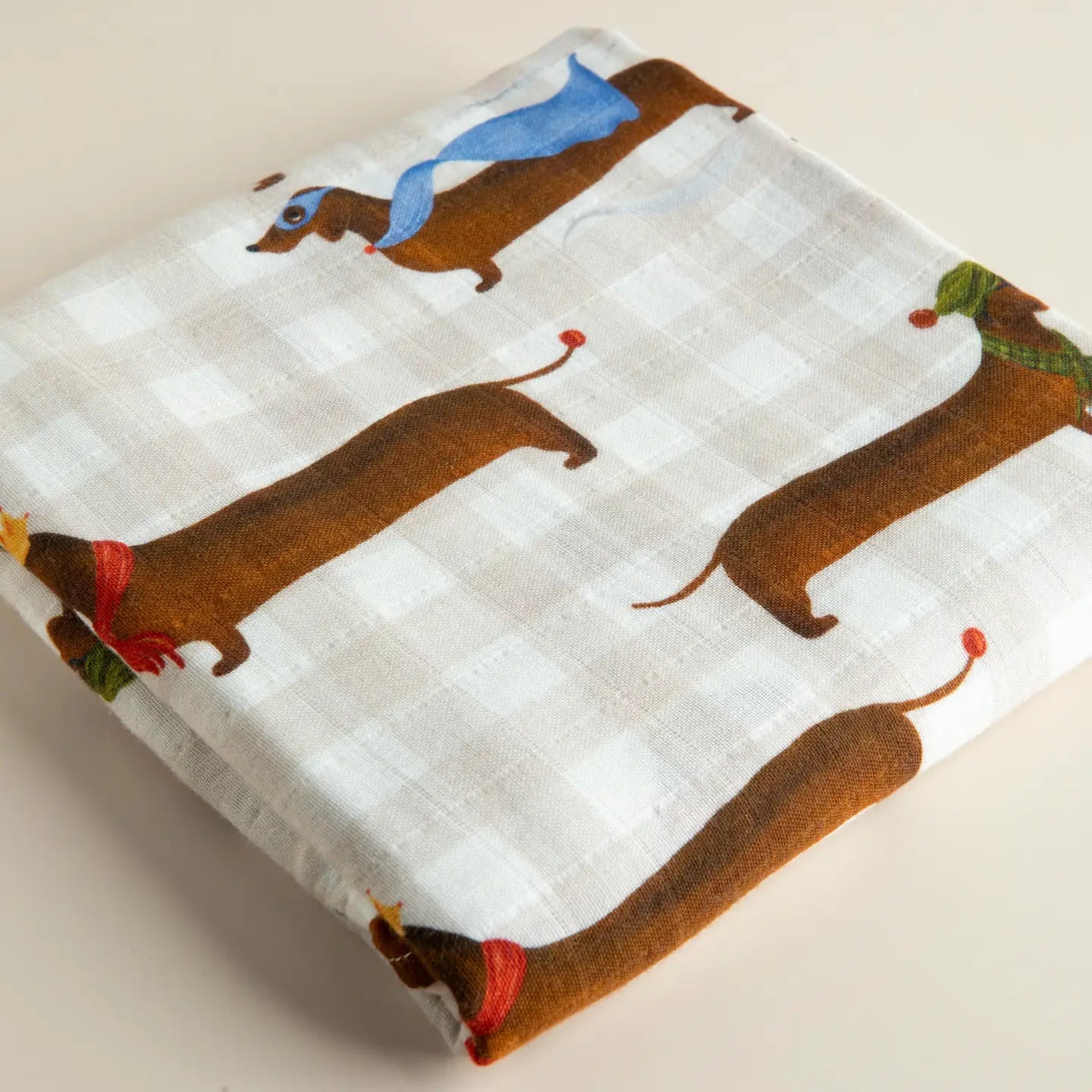Silly Sausage Muslin Baby Swaddle
