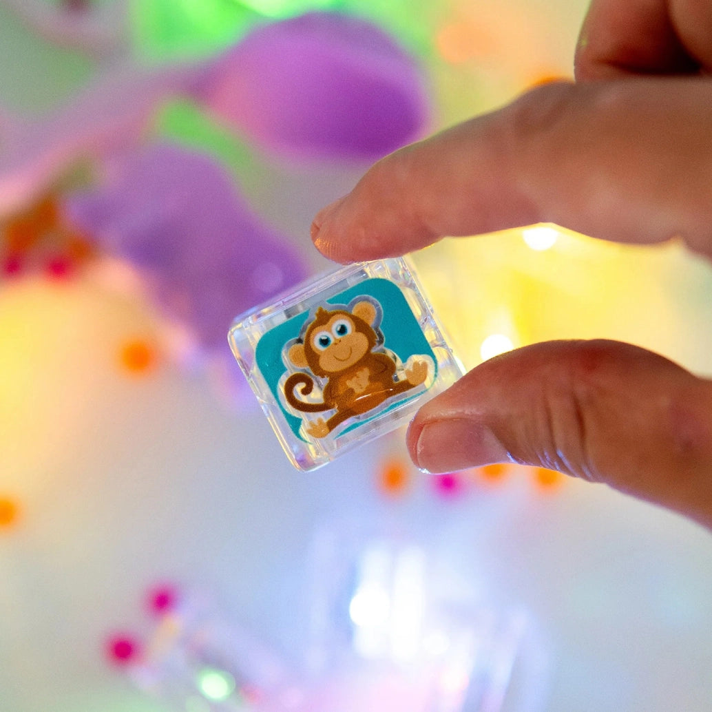 Limited Edition Light-Up Cubes -  6Pkt Zoo Animals